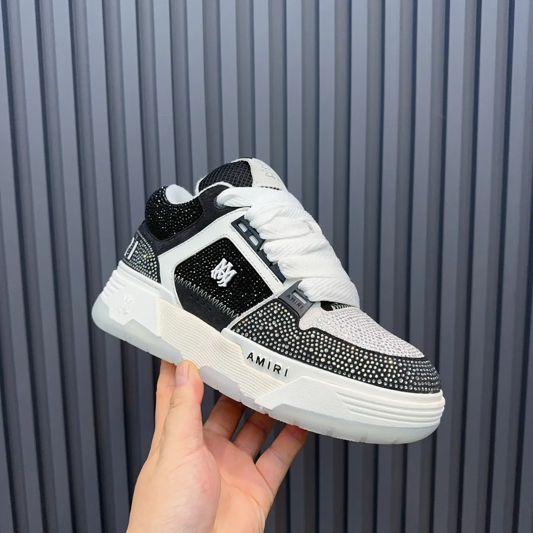Men's shoes 💰760💰 AMIRI AMIRI fashion brand hot sale 🔥 Available all year round, couples 💑 Official website synchronization Imported fabrics 1⃣️ vs 1⃣️ replica, original factory special original sole, 35-45 (45. non-refundable)
